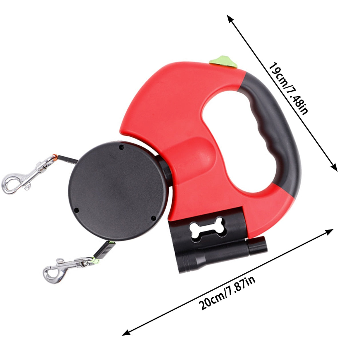 Auto Retractable Double-Ended Traction Rope Dog leash