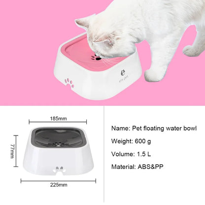 Dog Drinking Water Bowl Carried Floating Non-Wetting Mouth Dog Bowl Without Spill Drinking Pet ABS Drinking Bowl Pet Supplies