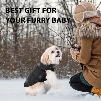 Dog Cold-weather Coat Winter Pet Dog Coat Pet Dog Jacket With Zipper For Small Large Dogs Cats Windproof