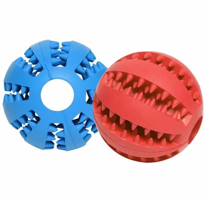 Silicone  Dog Toys Stretch Rubber Leaking Ball Funny Interactive Pet Tooth Cleaning Balls Bite Resistant Chew Toys