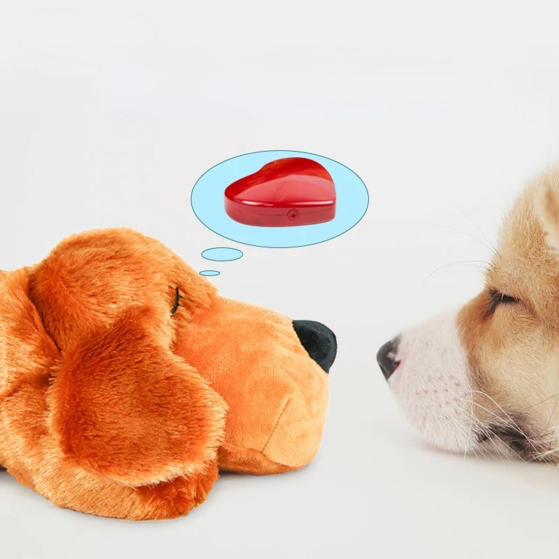 Pet Heartbeat Puppy Behavioral Training Dog Plush Pet Comfortable Snuggle Anxiety Relief Sleep Aid Doll Durable Drop Ship