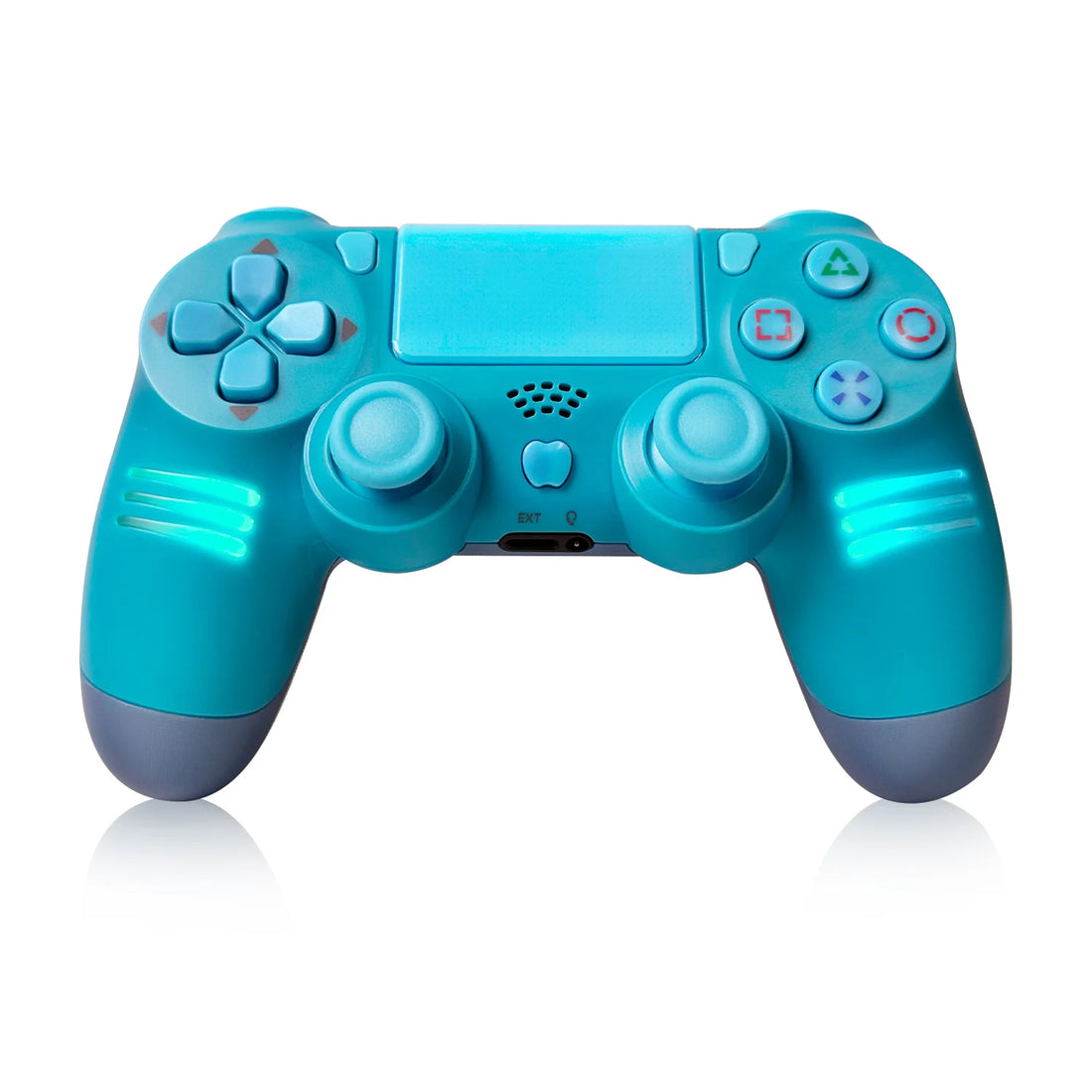 Meteor Light Wireless Controller for PS4 Console,PS4 Game Joystick with LED Light Dual Vibration