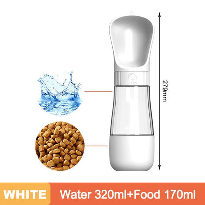 2in1 Portable Pet Water Bottle